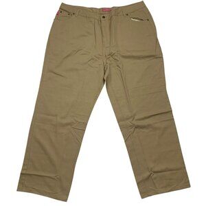 Woman Within Natural Fit 28T Khaki Cotton Pants